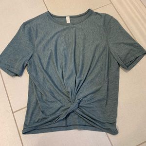Lululemon tie-front tee